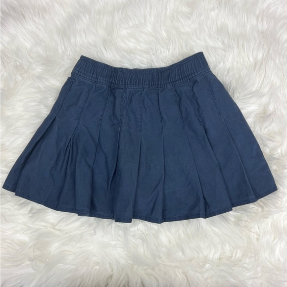 Abercrombie Kids Pleated Twill Skort in Blue Sz 7/8 - Picture 1 of 4